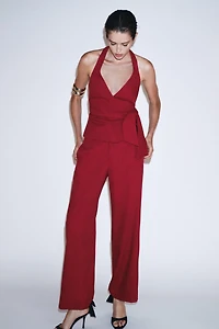 KNOTTED HALTER VEST