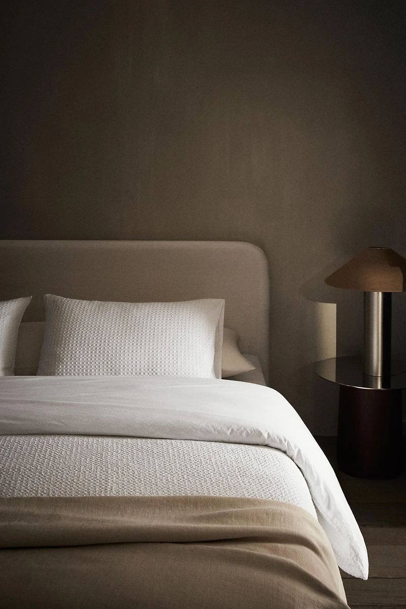 HOUSSE DE COUETTE GAUFRÉE