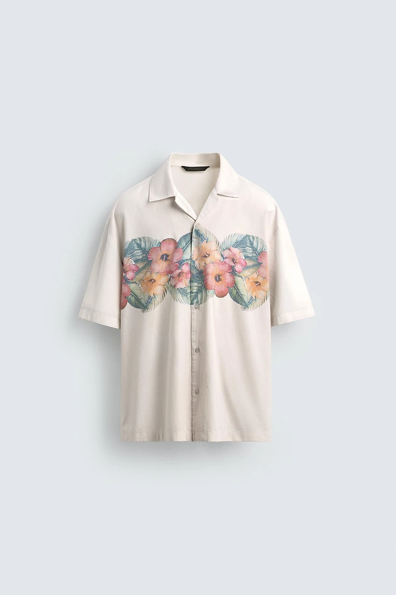 CHEMISE À IMPRIMÉ FLORAL