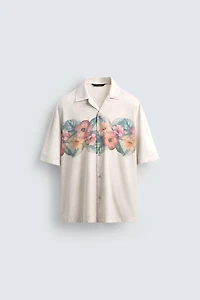 CHEMISE À IMPRIMÉ FLORAL