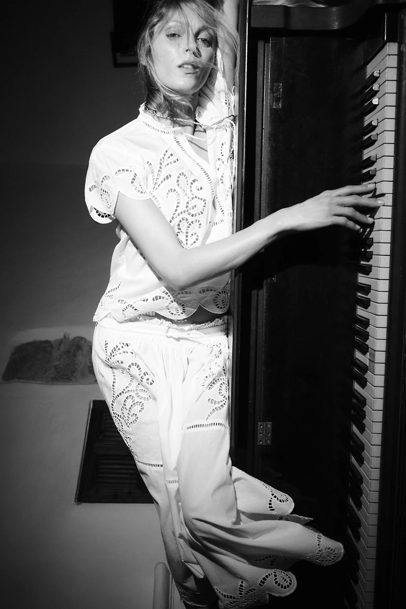 EMBROIDERED LONG SKIRT ZW COLLECTION