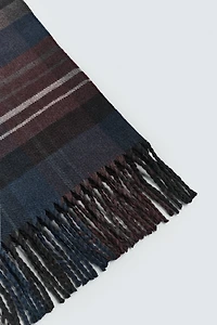 DOUBLE-SIDED PLAID SCARF
