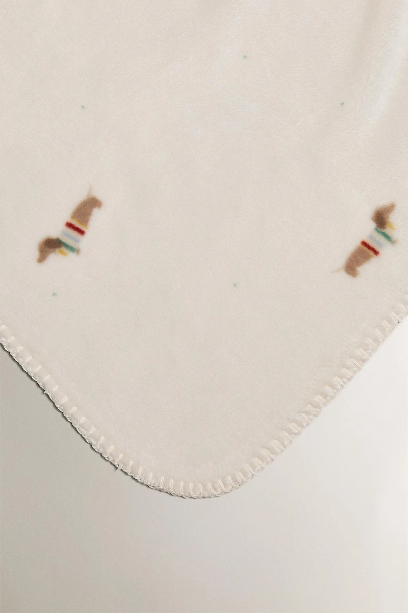 PLAID POLAIRE ENFANT TECKEL