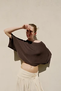 CAPE COURTE EN MAILLE