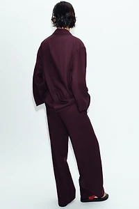 STRAIGHT LEG LINEN PANTS