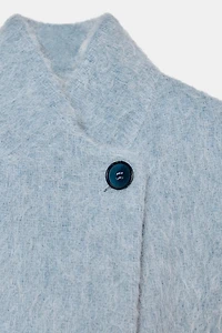 MANTEAU DROIT AVEC LAINE MANTECO ZW COLLECTION