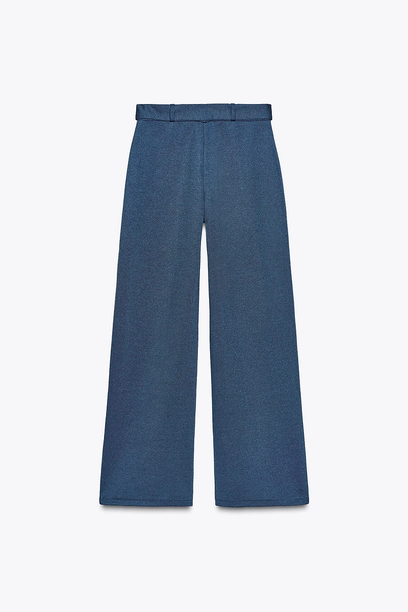TWILL SEAM BELTED PANTS