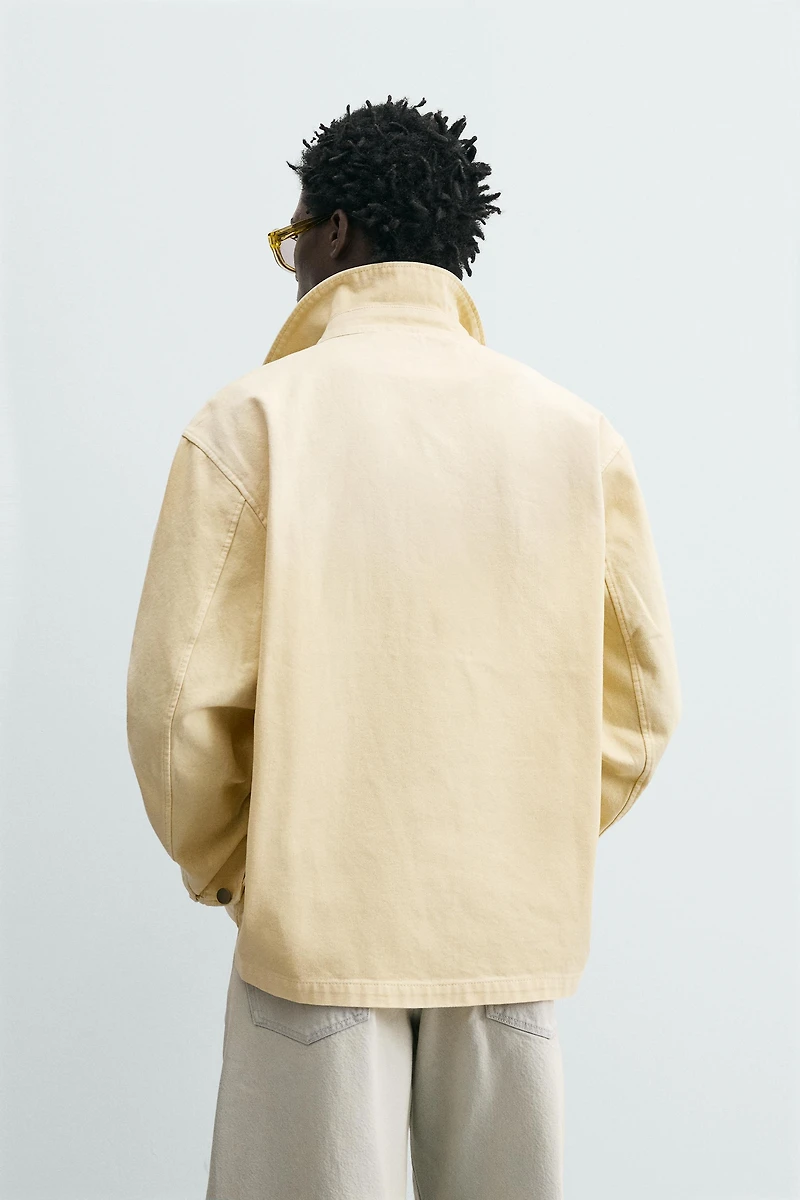 WASHED RELAXED FIT OVERSHIRT
