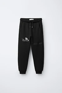 SPORTY INTERLOCK PANTS