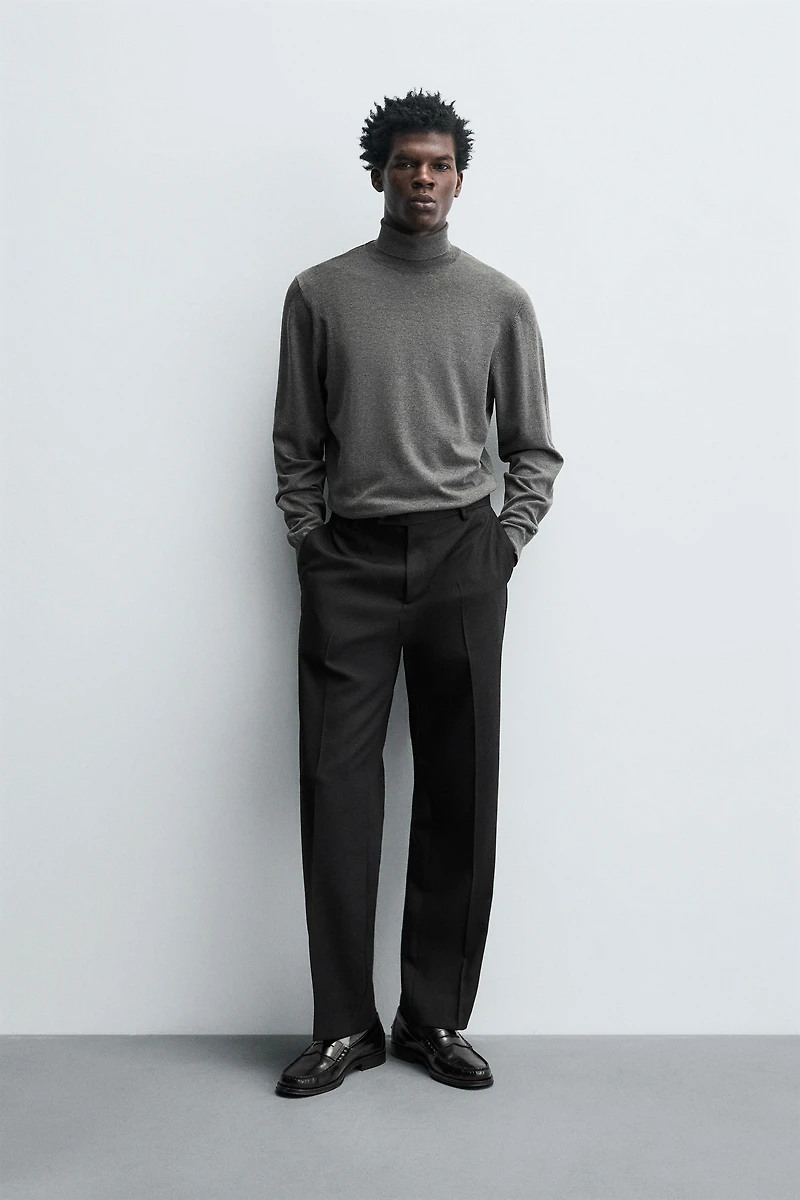 BASIC HIGH NECK SWEATER