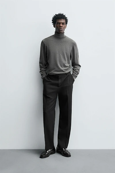 BASIC HIGH NECK SWEATER
