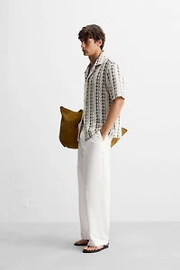 CHEMISE STRUCTURÉE CROCHET