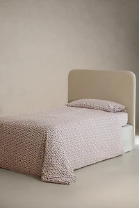 DRAP-HOUSSE EN COTON FLORAL POUR ENFANTS