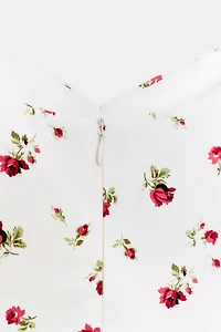 FLORAL PRINT VOLUME DRESS