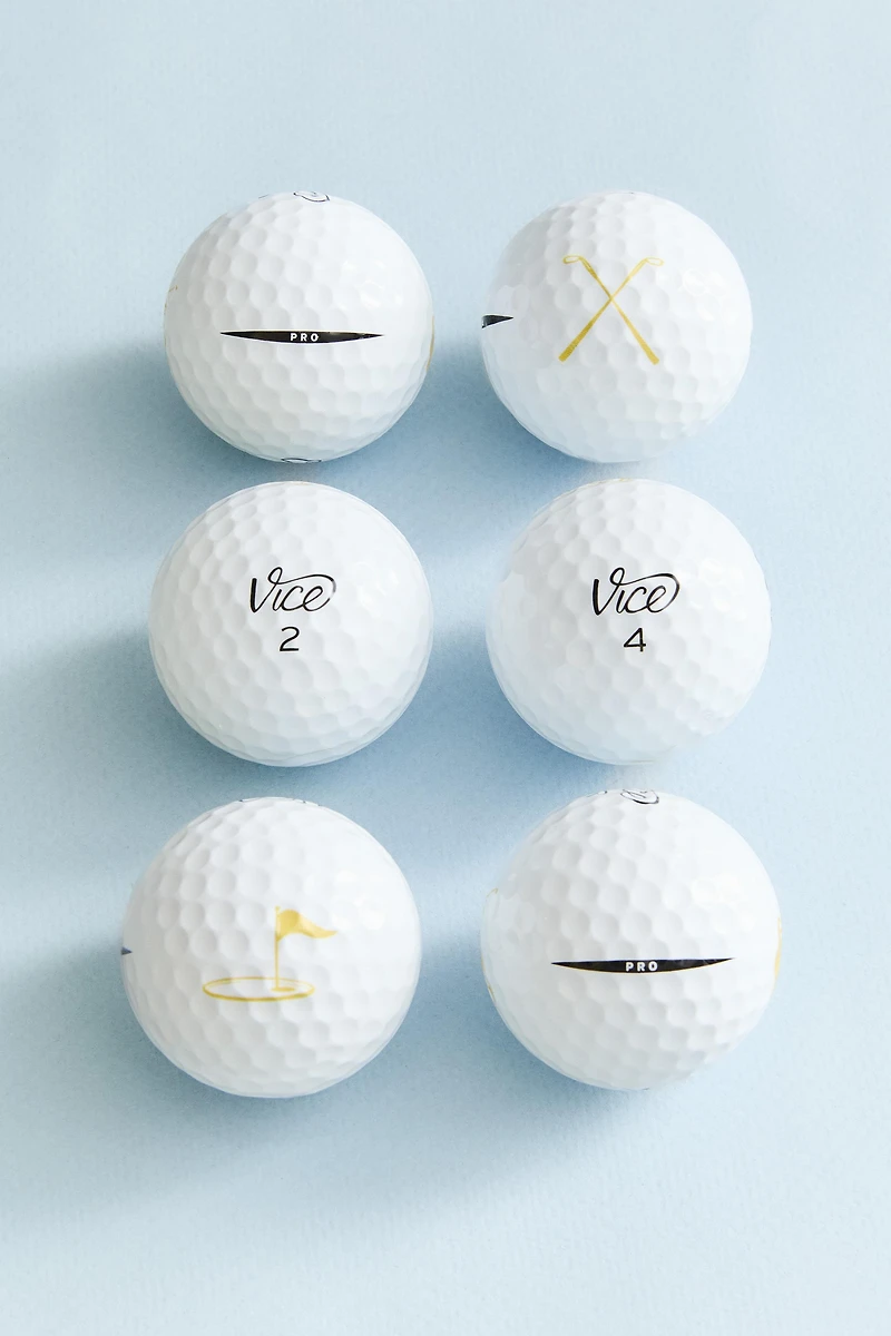 PACK BALLES DE GOLF VICE PRO (LOT DE 6)