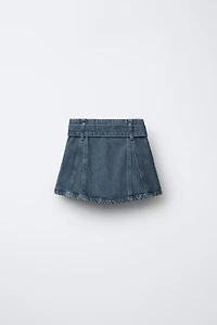 JUPE EN DENIM CEINTURE