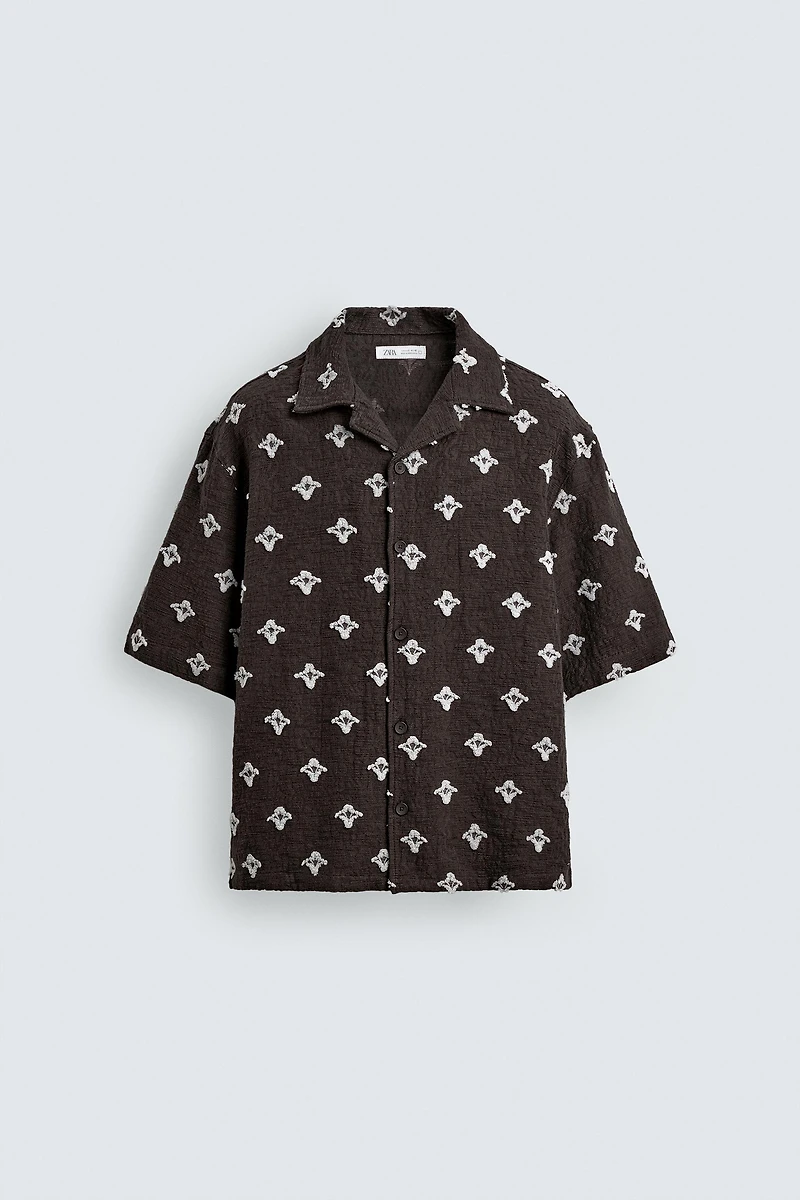 TEXTURED JACQUARD SHIRT