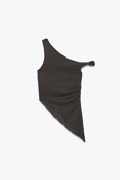 ASYMMETRIC TEXTURED TOP