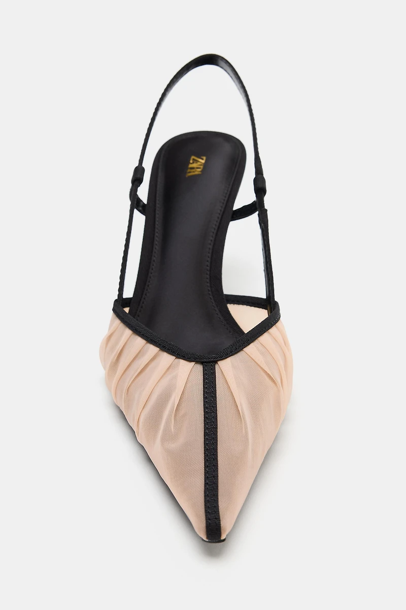 CHAUSSURES À TALONS EN MESH