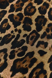 ANIMAL PRINT LINEN SCARF