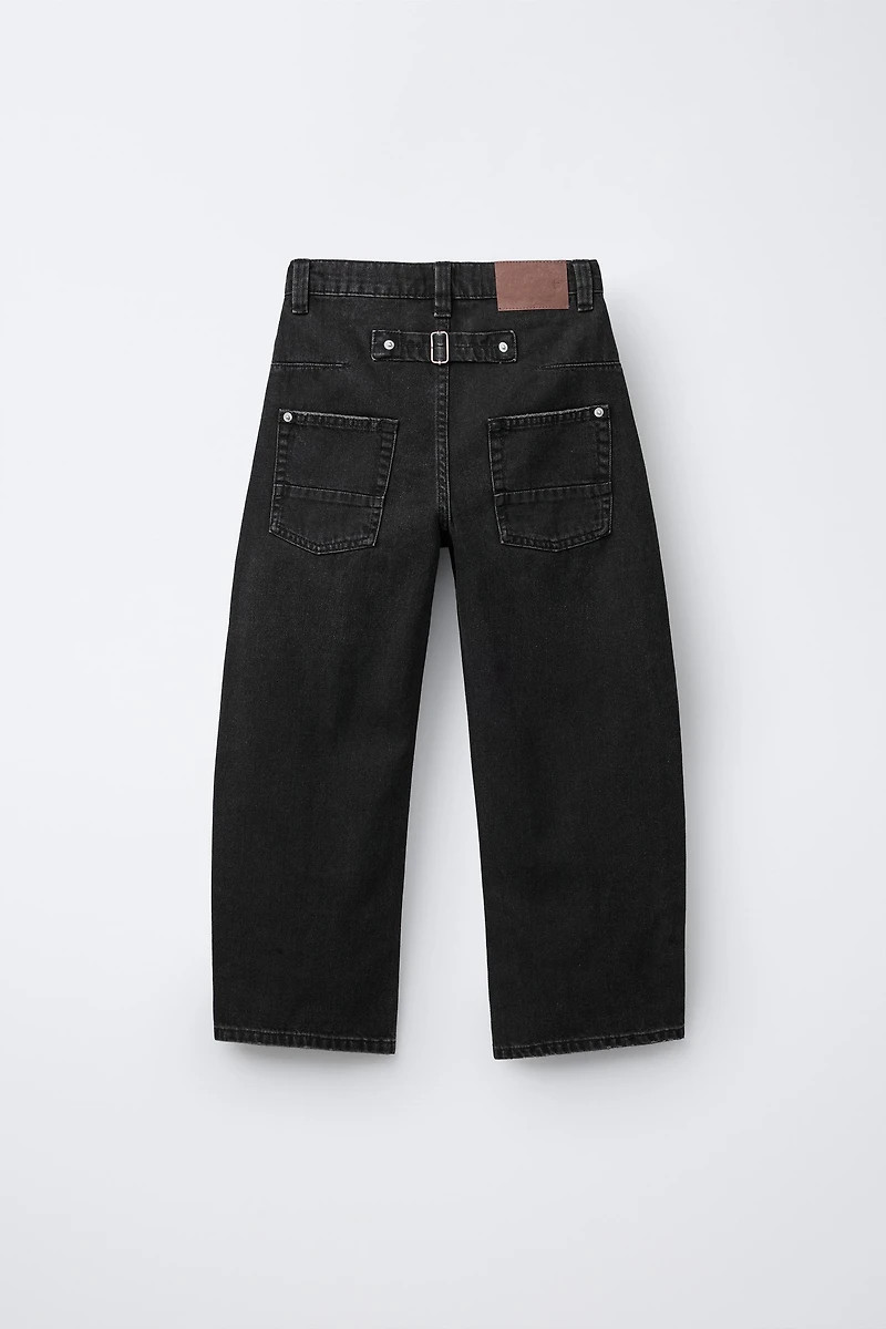 BALLOON JEANS WITH BELT LOOP