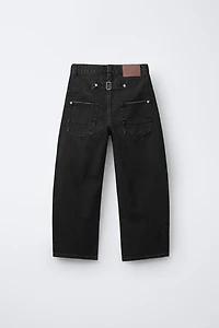 BALLOON JEANS WITH BELT LOOP