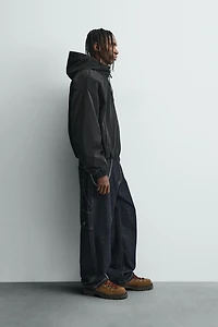 LIGHTWEIGHT HOODED TECHNICAL JACKET