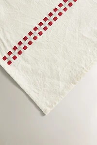 NAPPE COTON BRODERIE MULTICOLORE