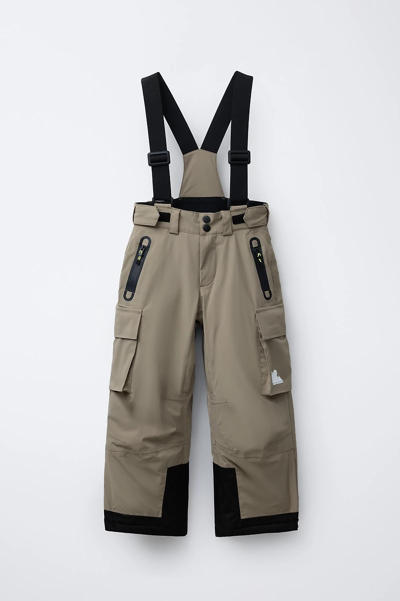 WATERPROOF AND WINDPROOF BRACE SKI PANTS WITH RECCO® SYSTEM