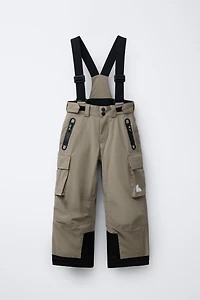 WATERPROOF AND WINDPROOF BRACE SKI PANTS WITH RECCO® SYSTEM