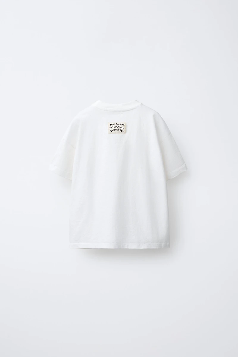 CROCHET POCKET T-SHIRT