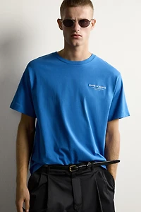 RELAXED FIT COMBINED EMBROIDERED T-SHIRT