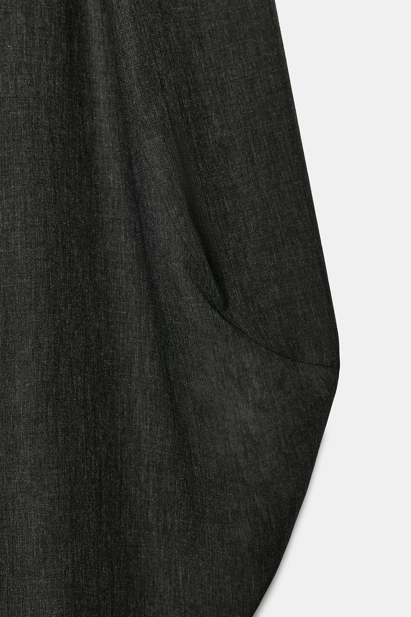 ZW COLLECTION FLOWY VOLUME WOOL PANTS
