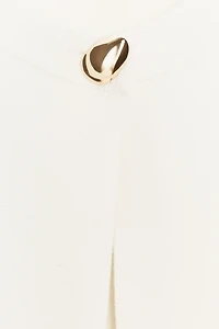 SHORT SLEEVE KNIT CARDIGAN