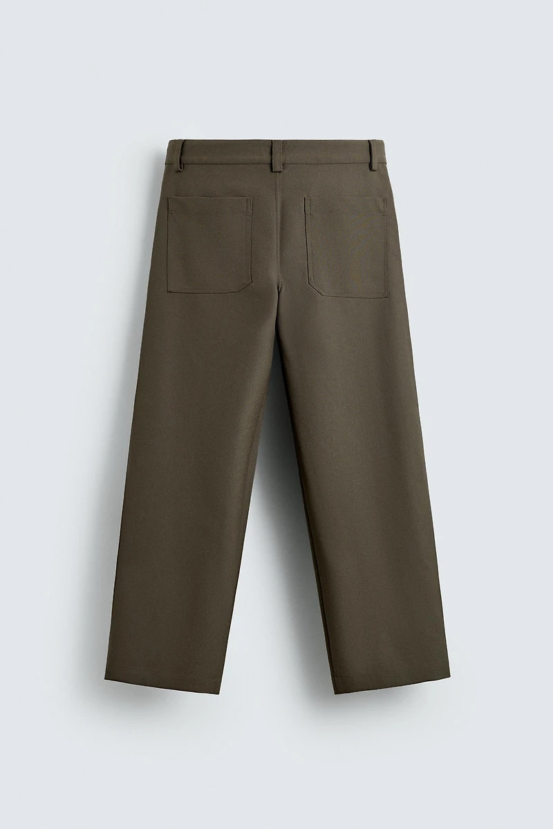 PLEATED BALLOON FIT PANTS