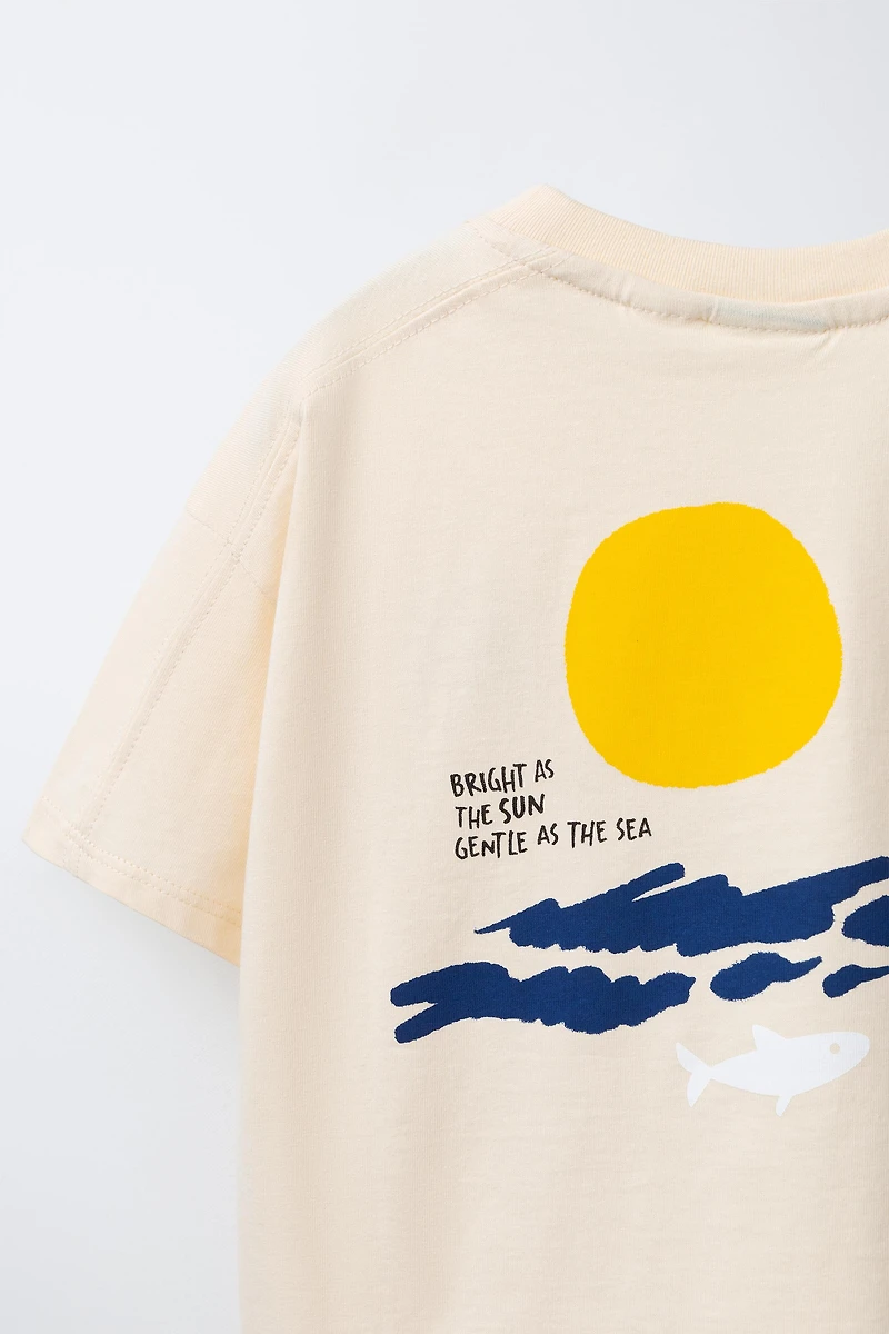 T-SHIRT SOLEIL BRODÉ