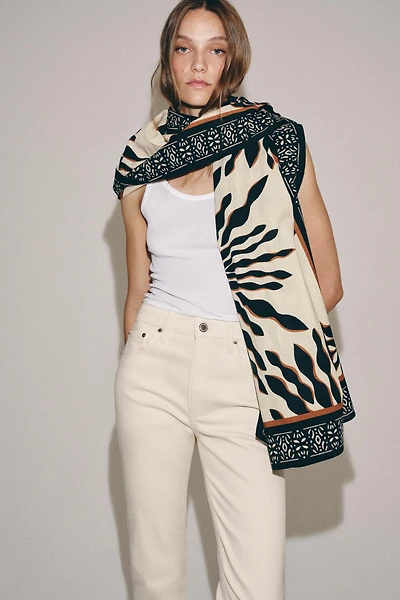 FOULARD À IMPRIMÉ PALMIERS