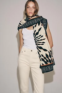 FOULARD À IMPRIMÉ PALMIERS