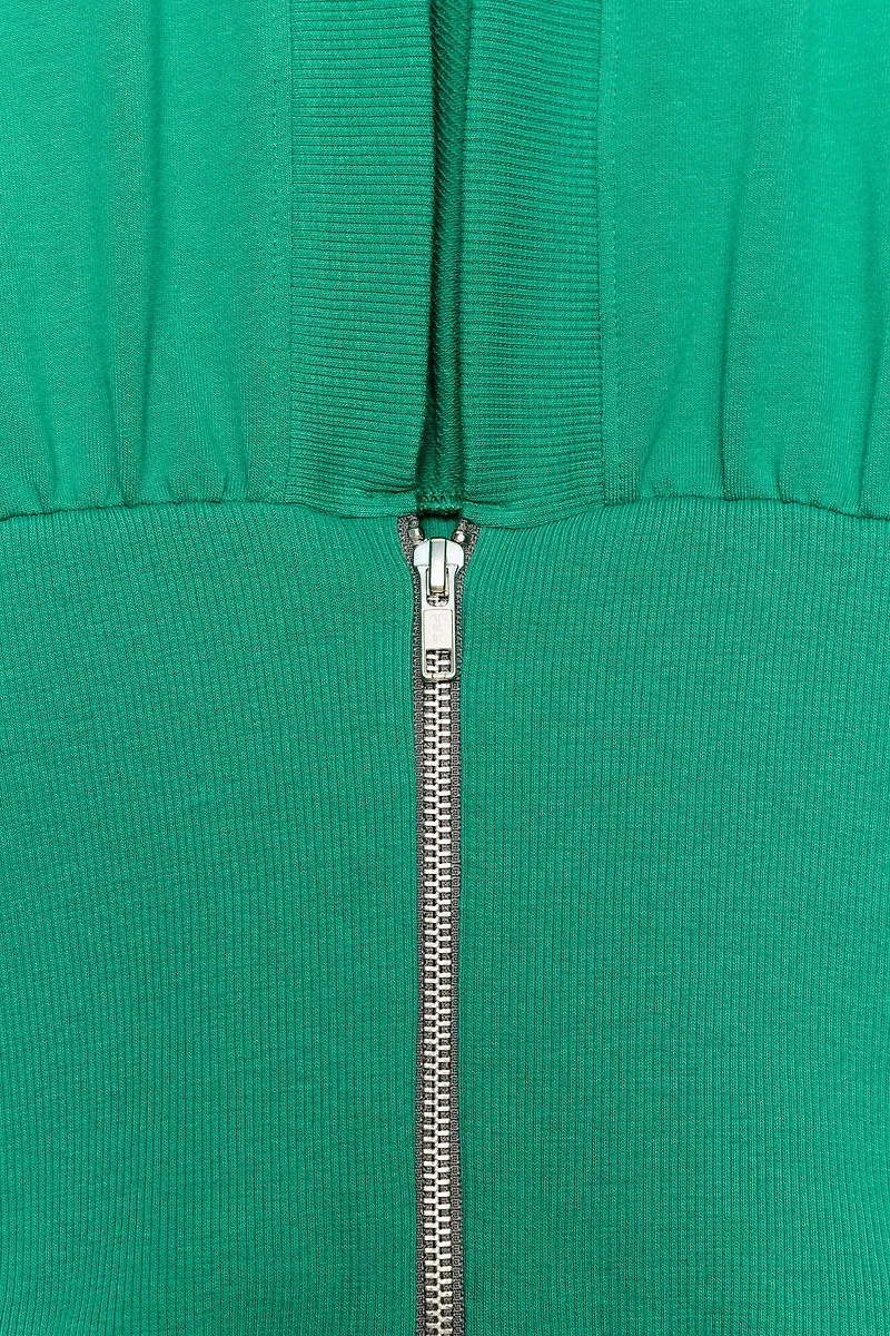 TOP À CAPUCHE ZIPPÉ