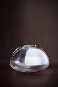 VASE WITH AN IRREGULAR LOW NECK