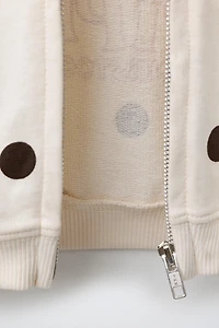 PIPPI LONGSTOCKING POLKA DOT SWEATSHIRT