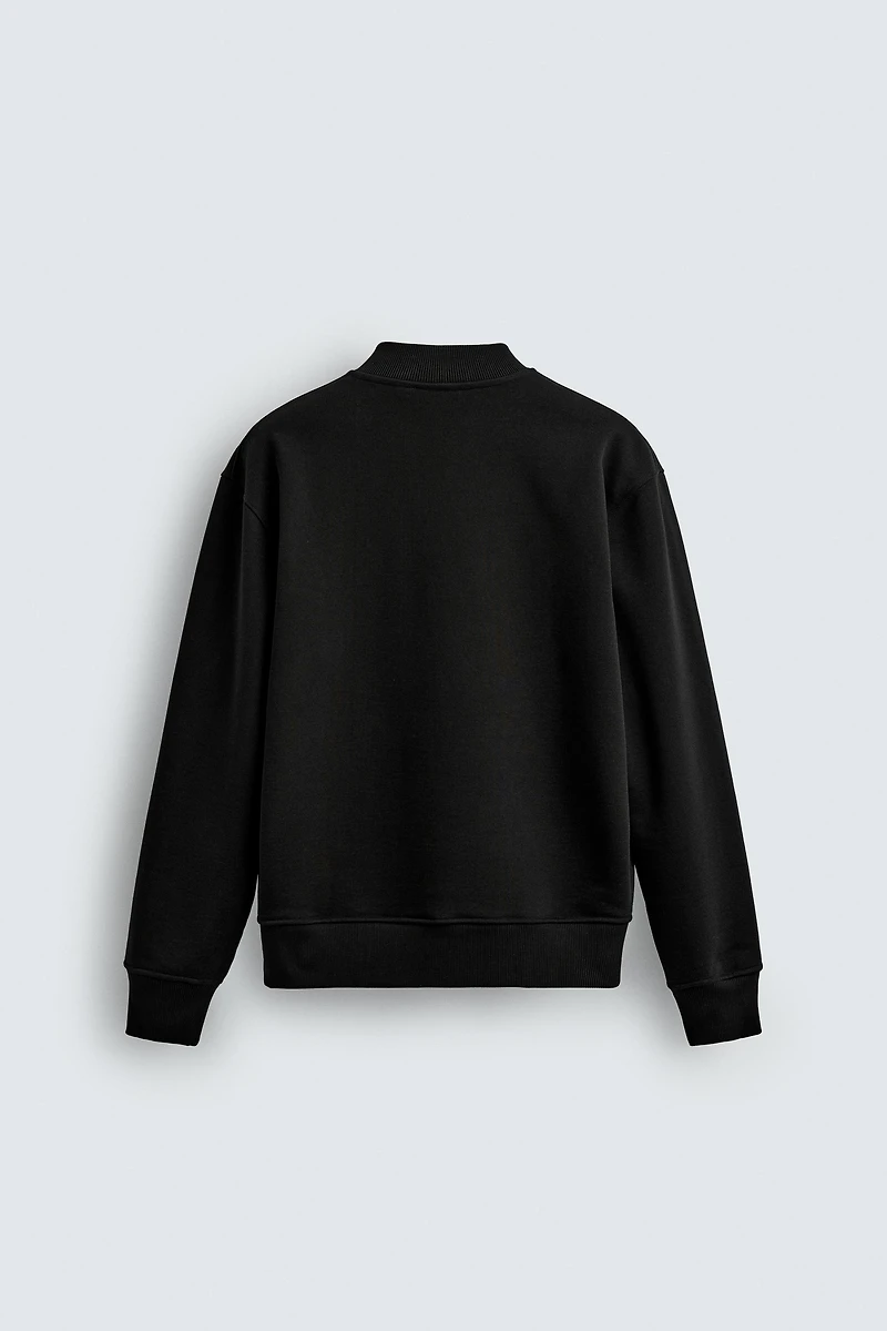 QUARTER-ZIP SWEATSHIRT