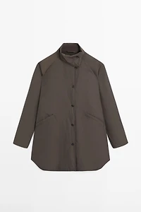Veste longue matelassée