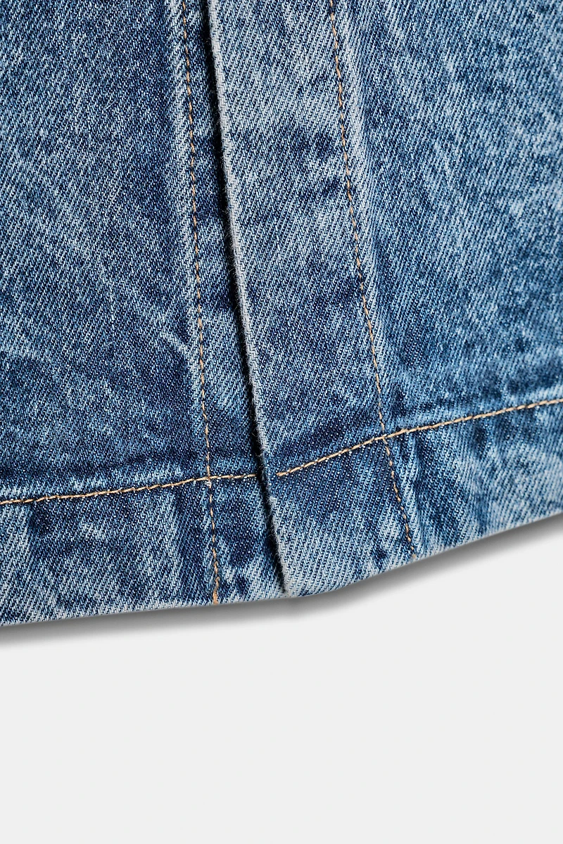 ZW COLLECTION DENIM MIDI SKIRT