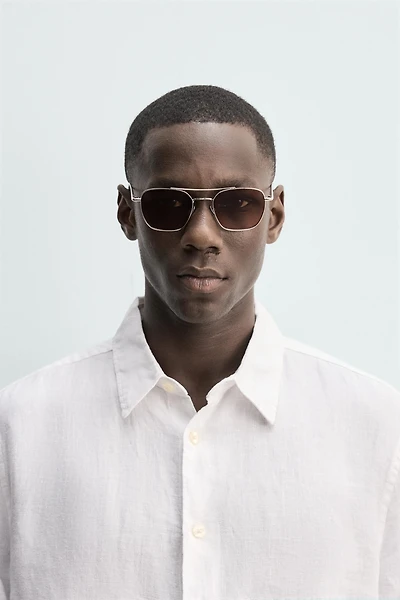 SQUARED METAL SUNGLASSES