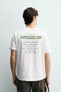 AVOCADO EMBROIDERED T-SHIRT