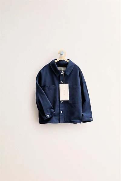 ZARA TIMELESS - CHECK SHIRT WITH COTTON AND LINEN
