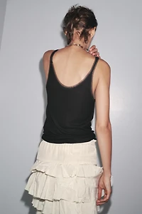 COMBINED TULLE T-SHIRT