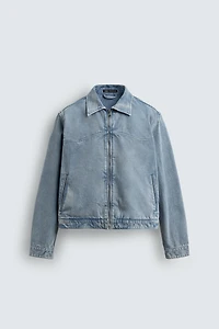 BLOUSON STRUCTURÉ DÉLAVÉ