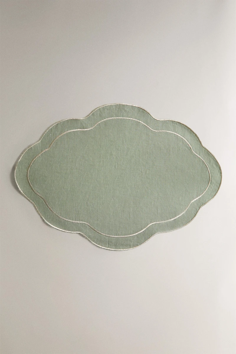 LINEN THREAD CHRISTMAS PLACEMAT